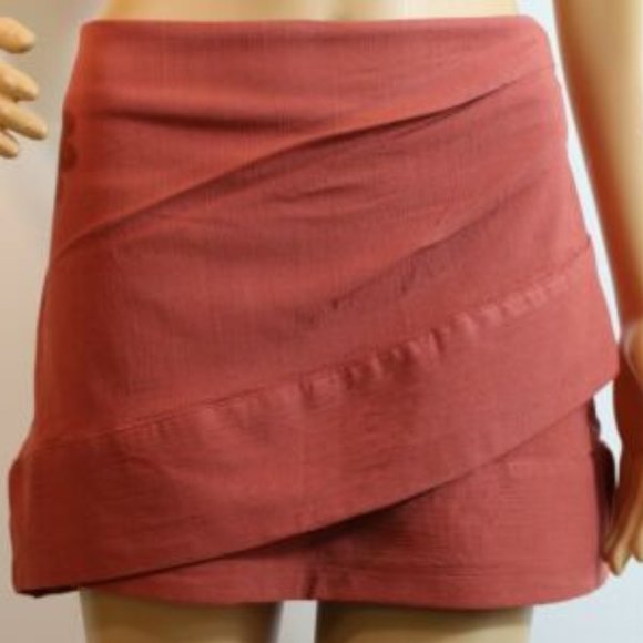 Free People Dresses & Skirts - Free People "It's A Wrap" Faux Wrap Mini Skirt 10